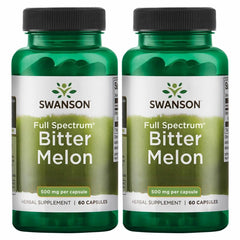 Swanson Full Spectrum Bitter Melon 500 mg bottle - front view