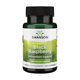 Swanson Black Raspberry bottle with label - 60 capsules, 425 mg each - Herbal supplement