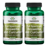 Swanson Full Spectrum Boswellia & Curcumin bottle front view