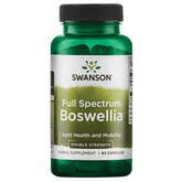 Swanson Double Strength Boswellia bottle with 60 capsules