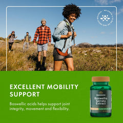 Three Swanson Boswellia Serrata 125 mg bottles in a 3-pack