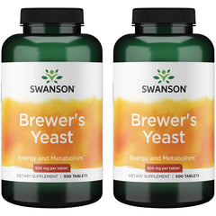 Swanson Brewer's Yeast bottle with label