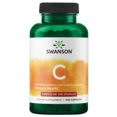 Swanson Buffered Vitamin C with Bioflavonoids 500 mg – 100 capsules bottle front view