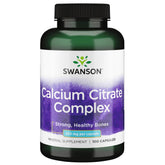 Swanson Calcium Citrate Complex bottle on white background