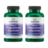 Swanson Chelated Magnesium Glycinate bottle label