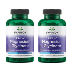 Swanson Chelated Magnesium Glycinate bottle label