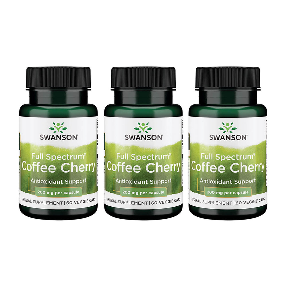 Swanson Full-Spectrum Coffee Cherry herbal supplement bottle