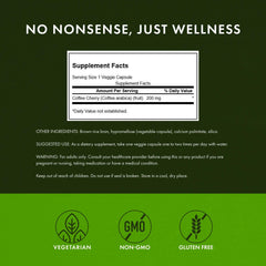 Front packaging of Swanson Coffee Cherry Full-Spectrum supplement