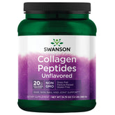 Swanson Collagen Peptides Unflavored 19.75 oz Powder container front