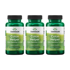 Swanson Colon Helper bottle front with 60 capsules offering digestive support possibilities.