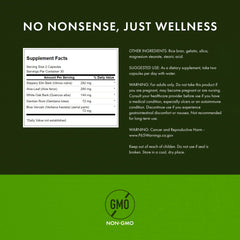 Swanson Colon Helper ingredient blend image showcasing slippery elm bark and goldenseal.