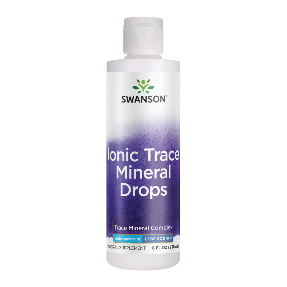 Swanson Concentrace Trace Mineral Drops 8oz bottle front view