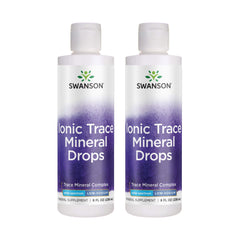 Swanson Concentrace Trace Mineral Drops 8oz bottle on white background