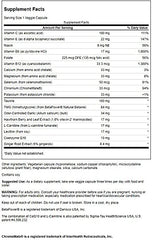 Close-up of Swanson Heart Essentials 90 Veg Caps bottle label