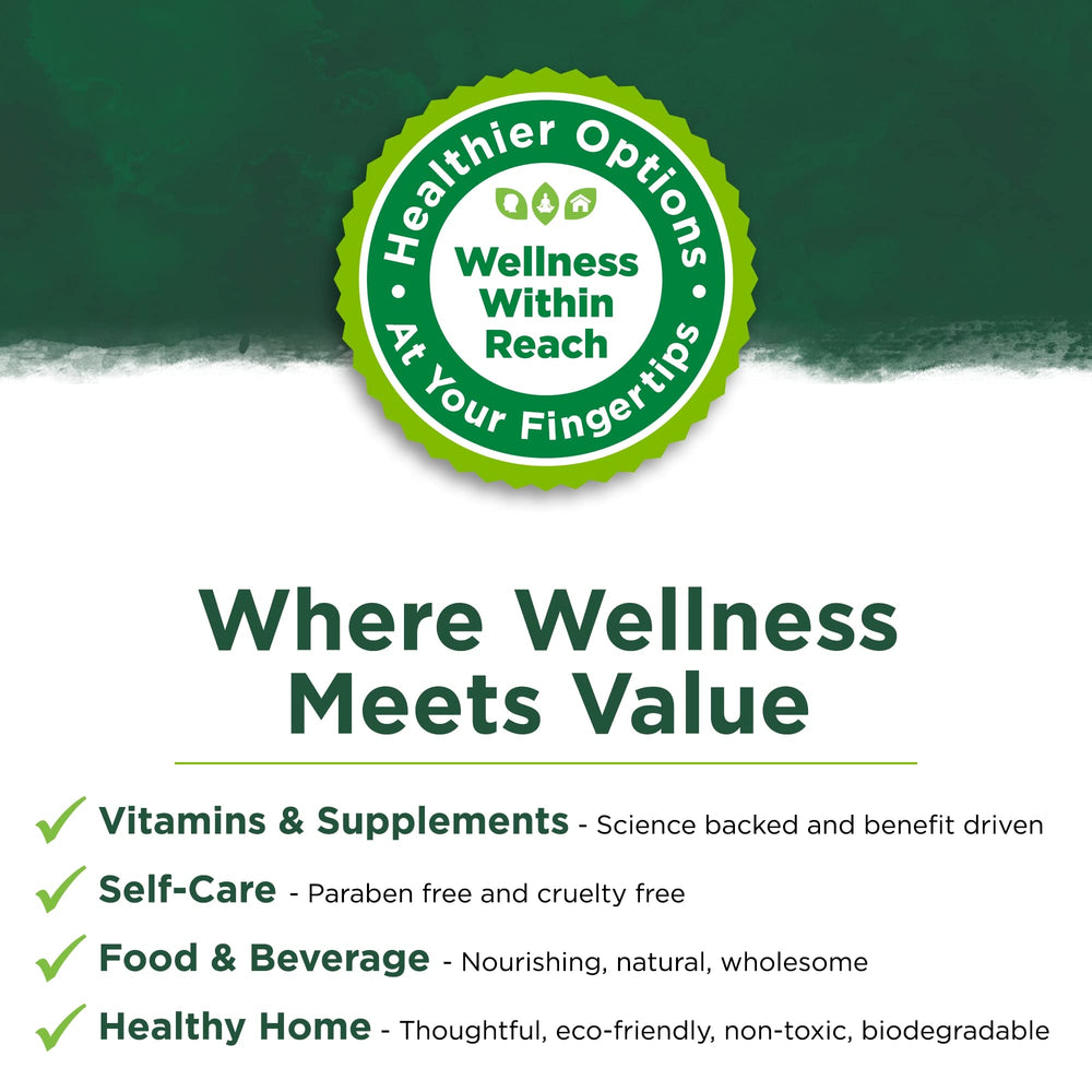 Nutrition facts label for Swanson Immune Essentials