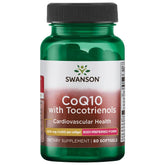Swanson CoQ10 100 mg with Tocotrienols bottle on white background