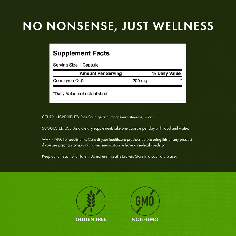 Heart health concept with CoQ10