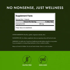 Heart health concept with CoQ10