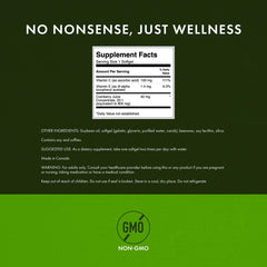 Cranberry supplement bottle emphasizing bladder support