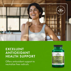 Vegetarian, non-GMO Swanson Curcumin Complex packaging