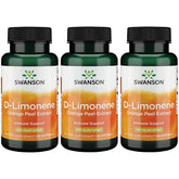 Swanson D-Limonene Orange Peel Extract bottle with 60 capsules - 250 mg each