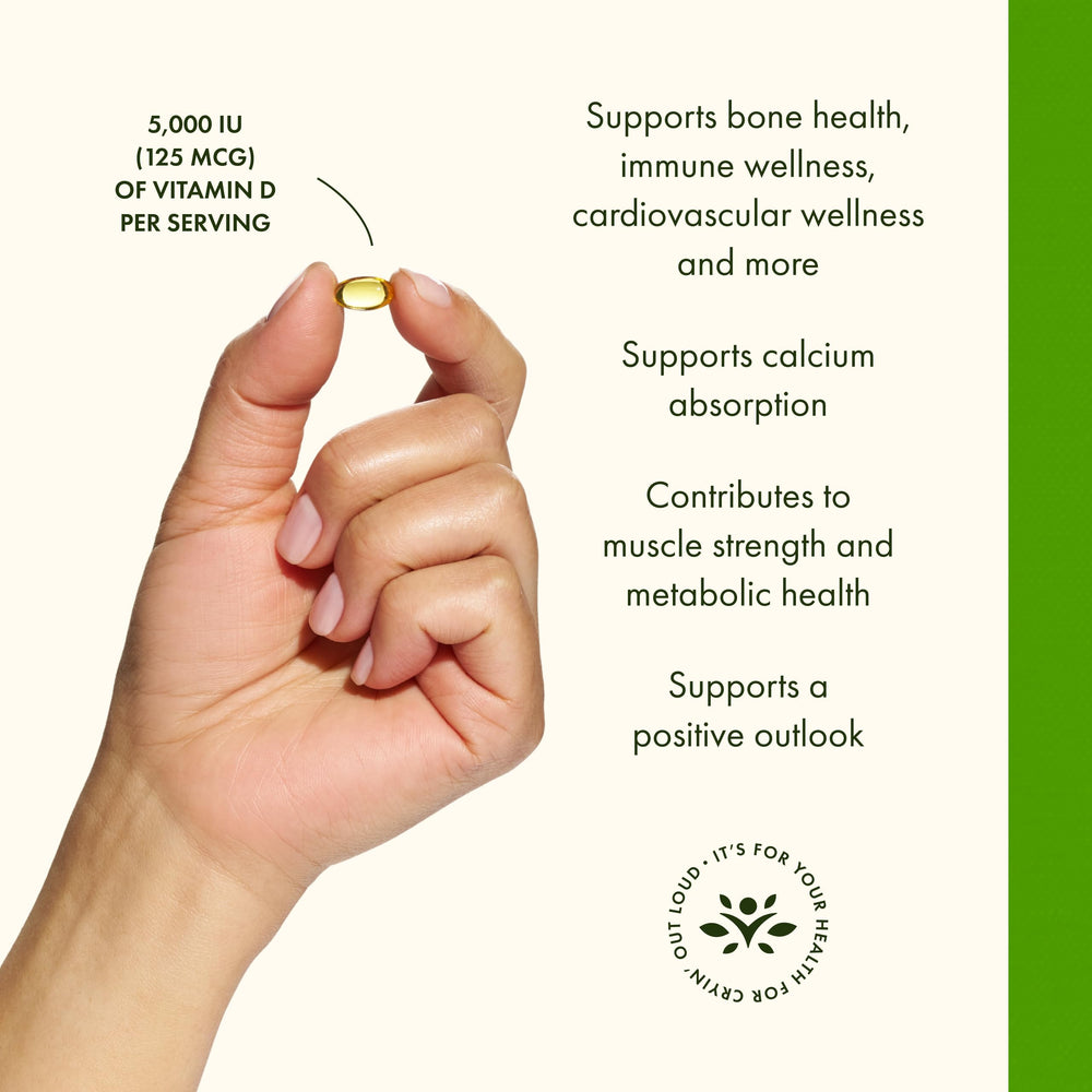 Concept image illustrating bone health with Swanson D-3