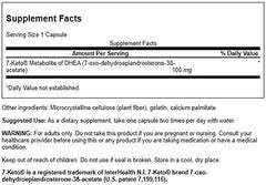 Swanson Diet 7-Keto DHEA 100 mg bottle side view