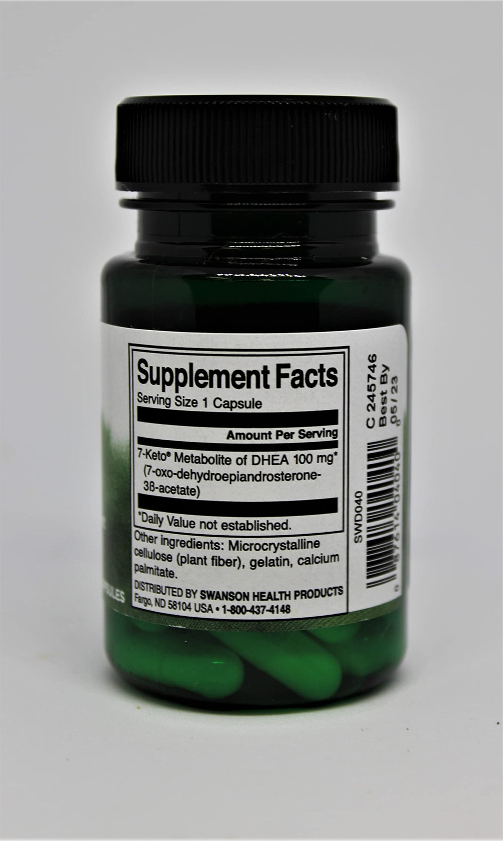 GMP shelf-life note on supplement packaging
