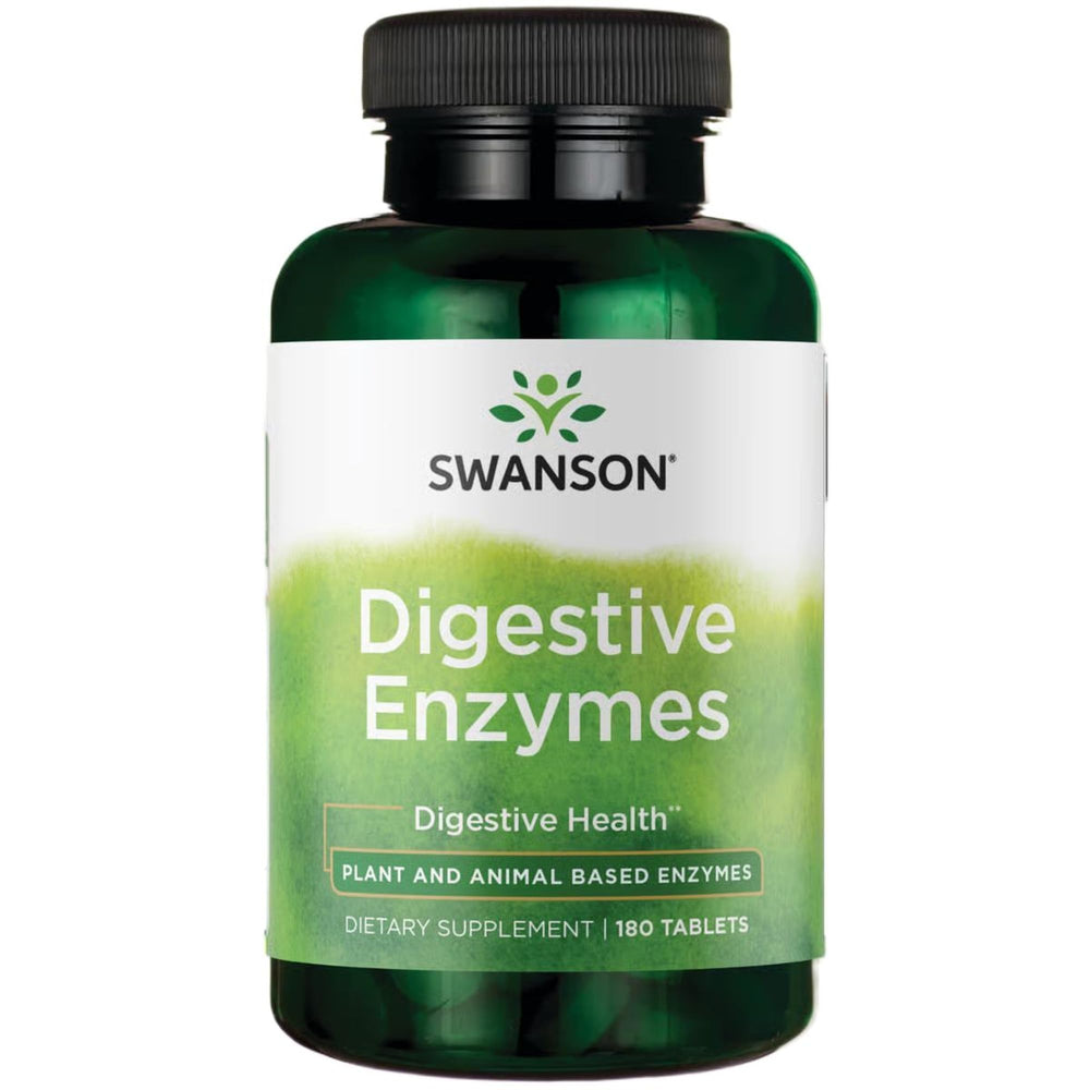 Swanson Digestive Enzymes 180 Tabs bottle