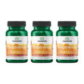 Front view of Swanson Double Strength Tocotrienols 60-liquid-capsules 100 mg per capsule - 3 pack