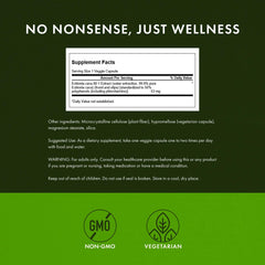 Standardized formula label on Ecklonia Cava Extract bottle