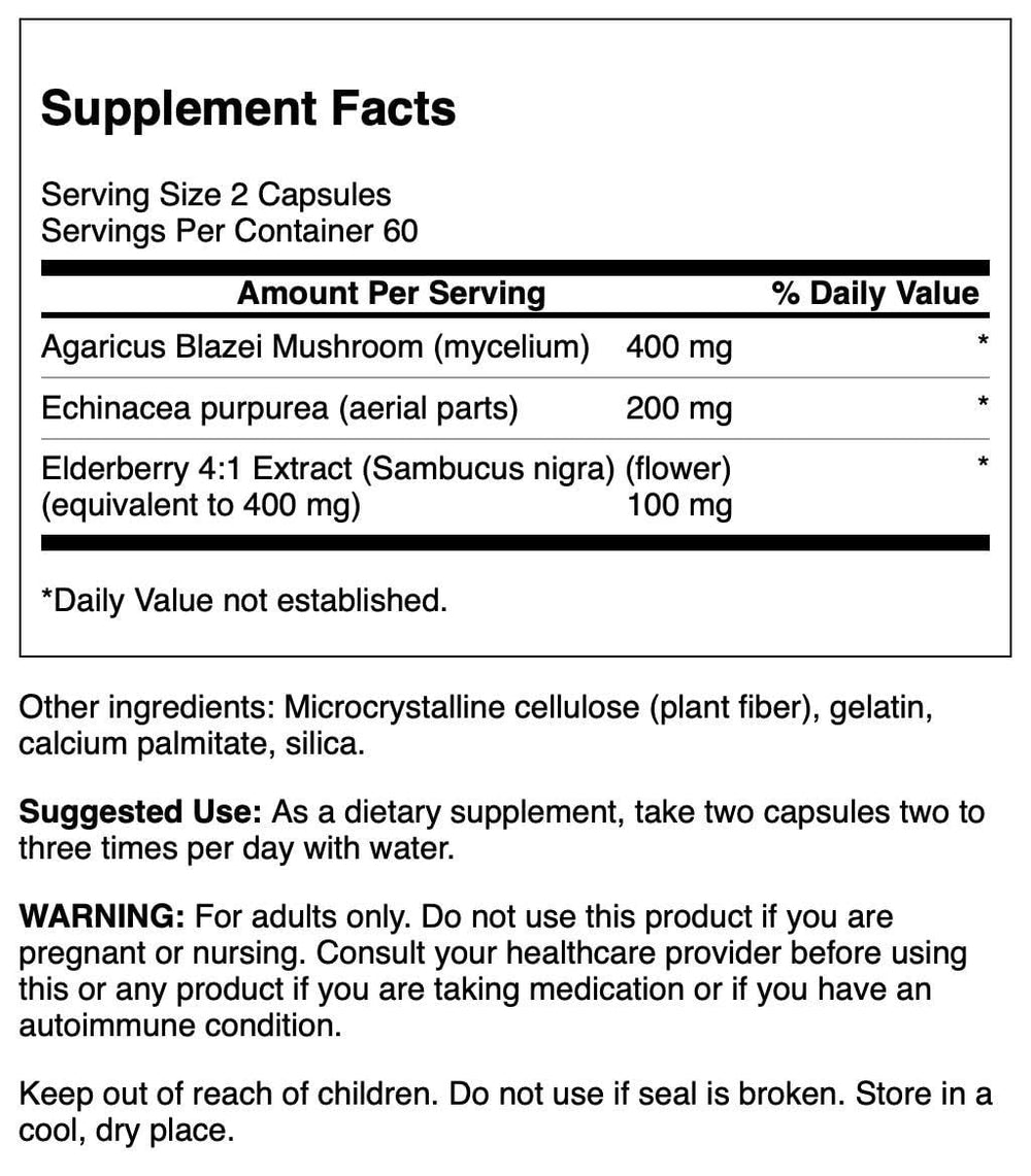 Swanson Immune Support capsules 120-count