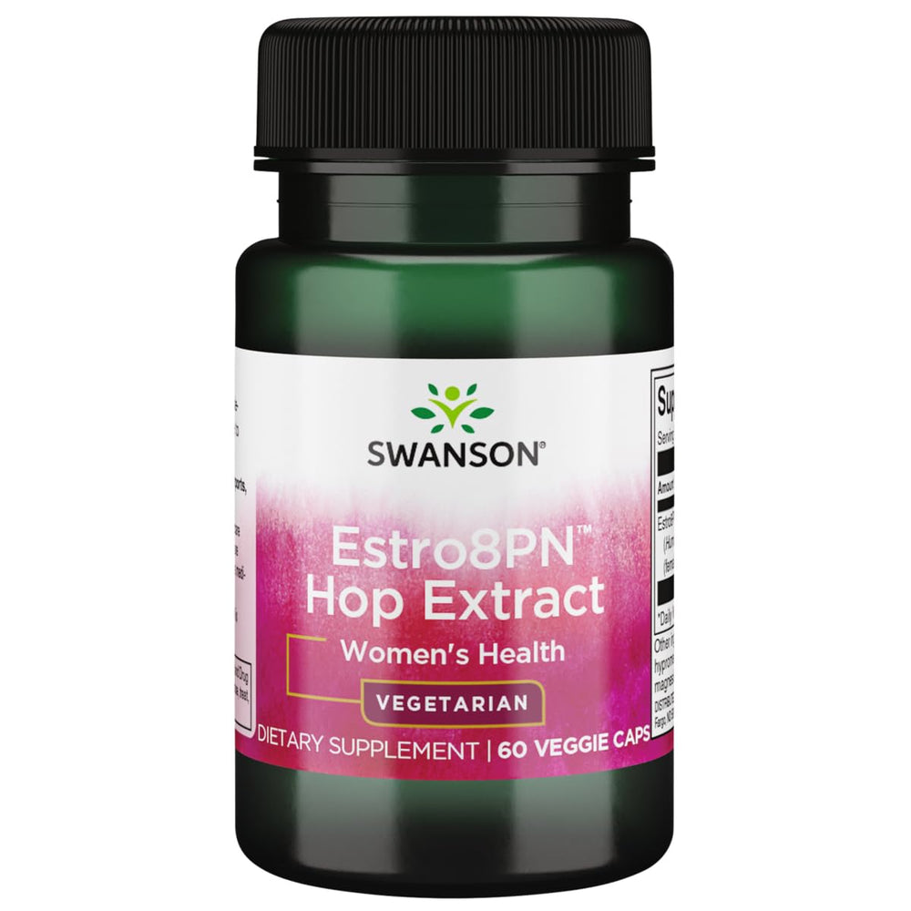 Estro8Pn Hop Extract bottle with 60 vegetarian capsules