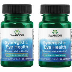 Swanson Lutein 20 mg and OmniXan Zeaxanthin 2 mg bottle label