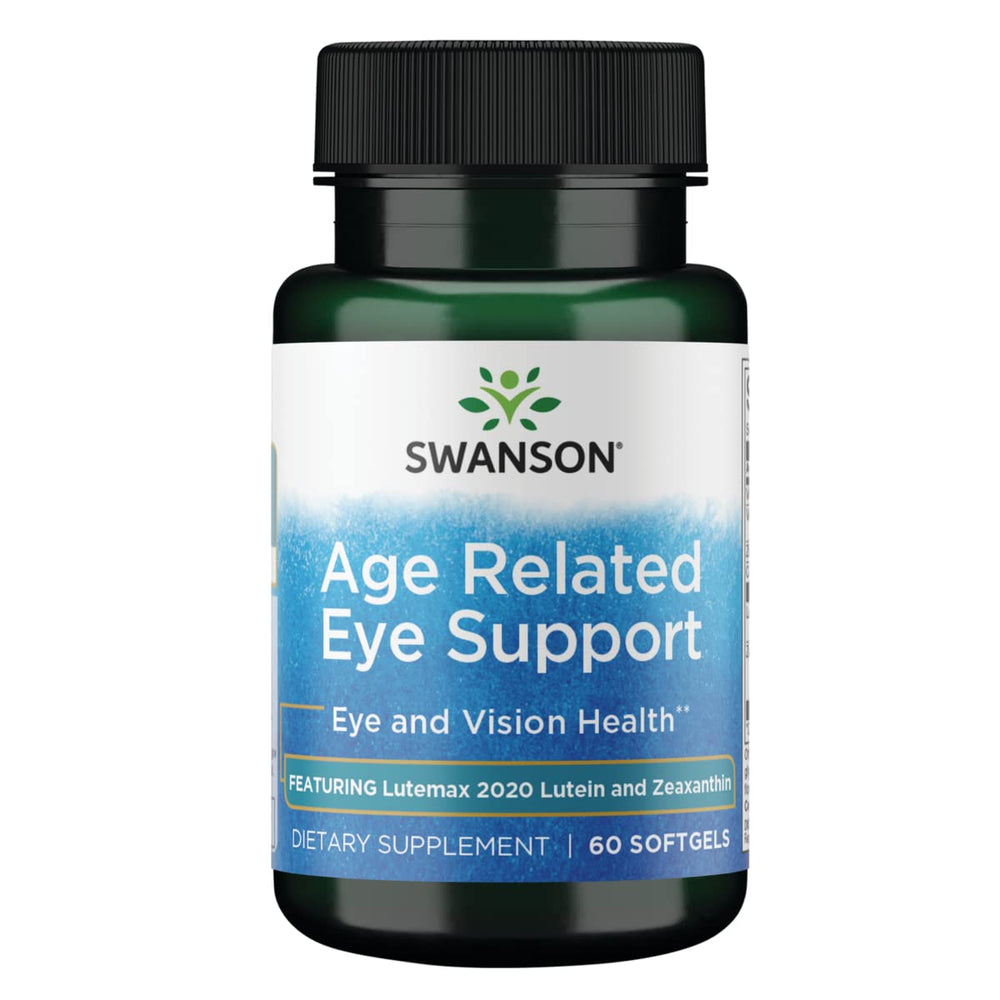 Swanson Age Related Eye Support 60 SGELS bottle label
