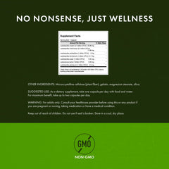 Swanson FemFlora label closeup showing ingredients and CFU