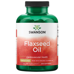 Swanson Flaxseed Oil Omegatru 1000 mg Softgels bottle - 200 count