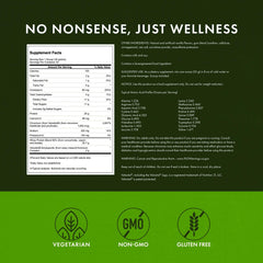 Nutrition facts panel of Swanson Full Potential Whey Protein Vanilla