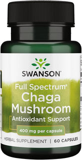 Swanson Full Spectrum Chaga Mushroom 400 mg – 60 capsules