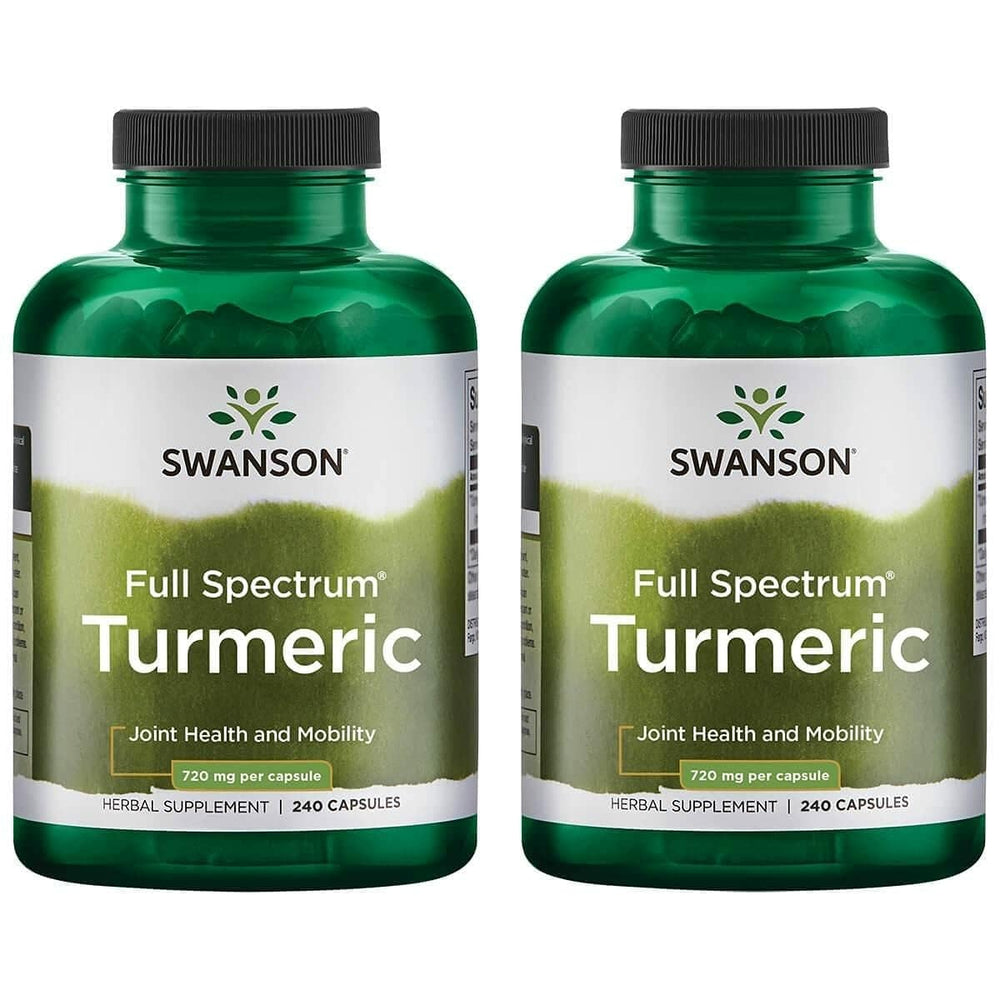 Swanson Full Spectrum Turmeric 240-capsule bottle with label