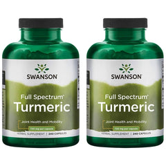 Swanson Full Spectrum Turmeric 240-capsule bottle with label