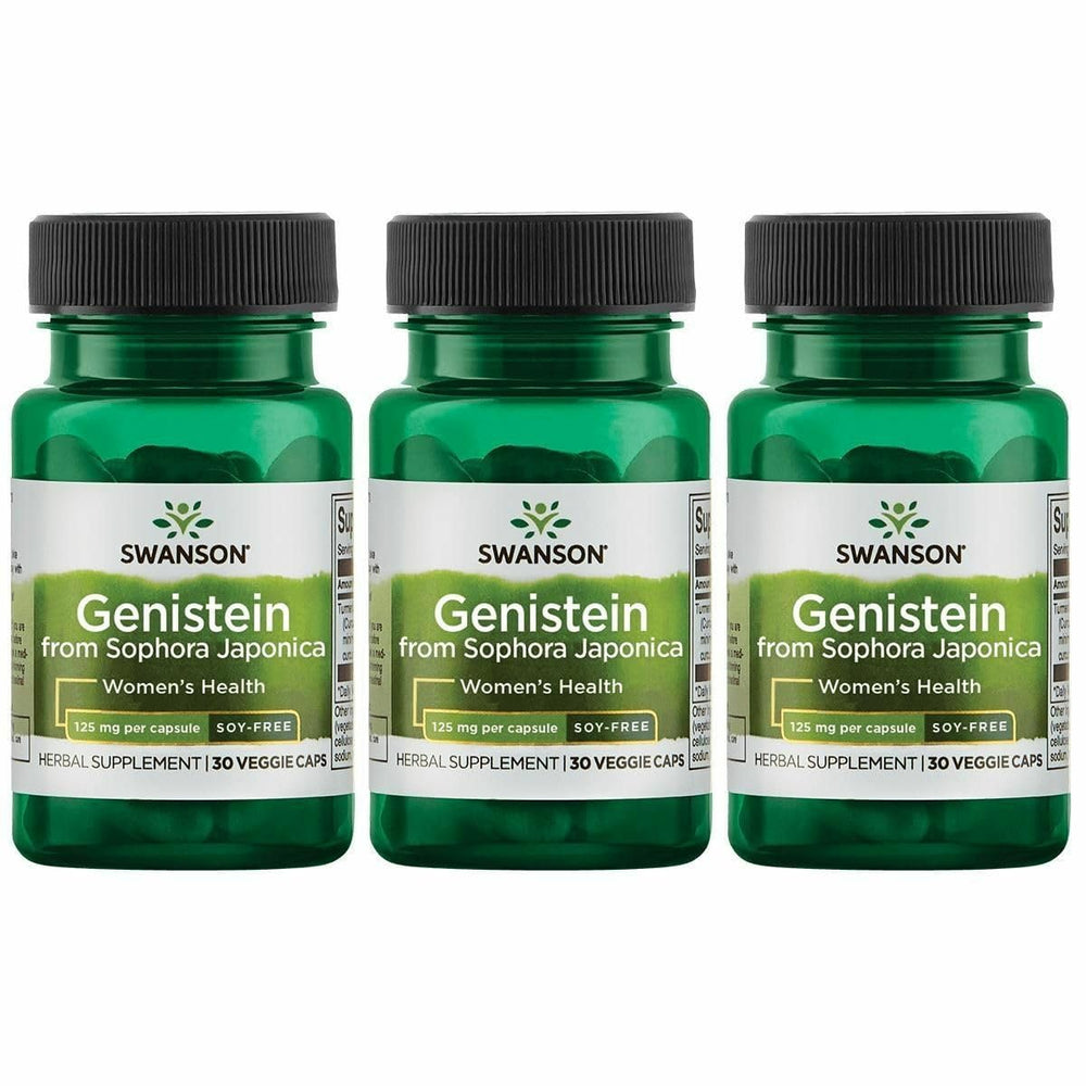 Swanson Genistein 60 veggie capsules bottle