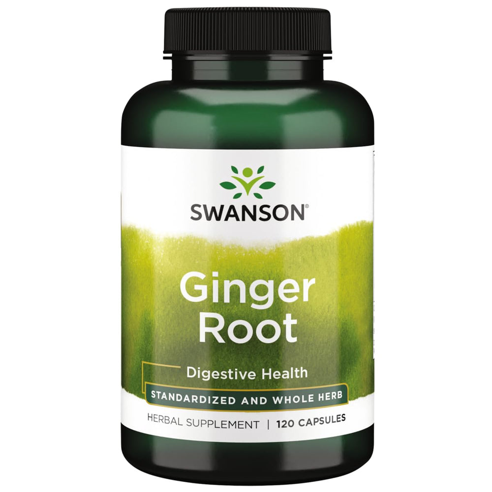 Ginger Root Standardized 250 mg - 120 capsules bottle