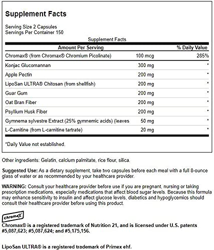 Close-up of Swanson Glucomannan+ bottle