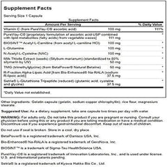 Packaging for Swanson Glutathione Precursor Complex 60 Capsules