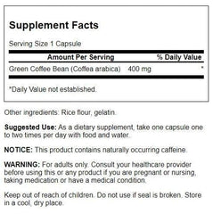 Close-up of green coffee bean powder and capsules