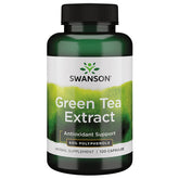 Swanson Green Tea Extract 120 Capsules bottle