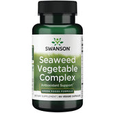 Front view of Swanson GRN Seaweed Vegetable Complex bottle