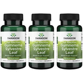 Swanson Gymnema Sylvestre Leaf 100-Capsule 3-Pack front view