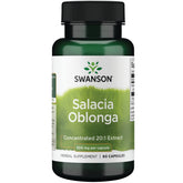Swanson Herb Salacia Oblonga 20:1 500mg bottle label